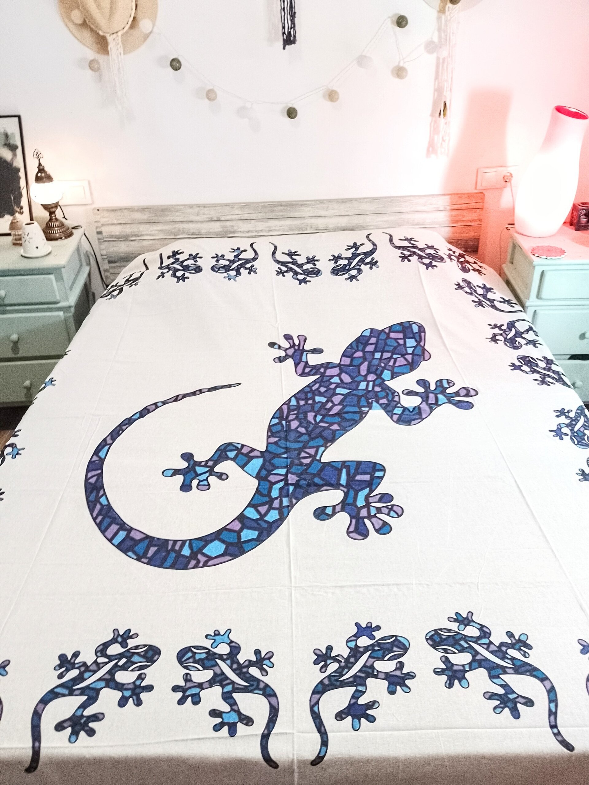 Mandala salamandra azul - 2