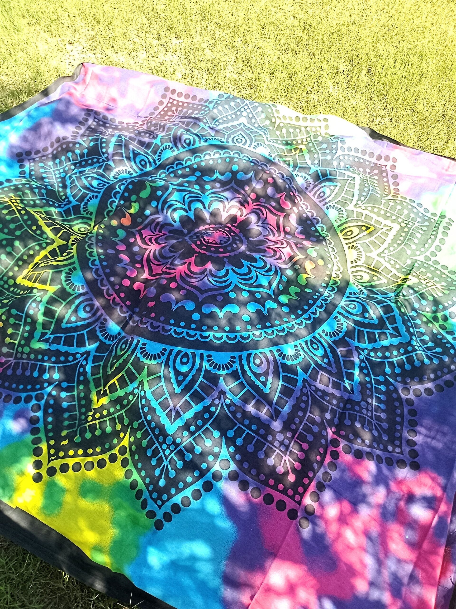Mándala roseta multicolor - 3