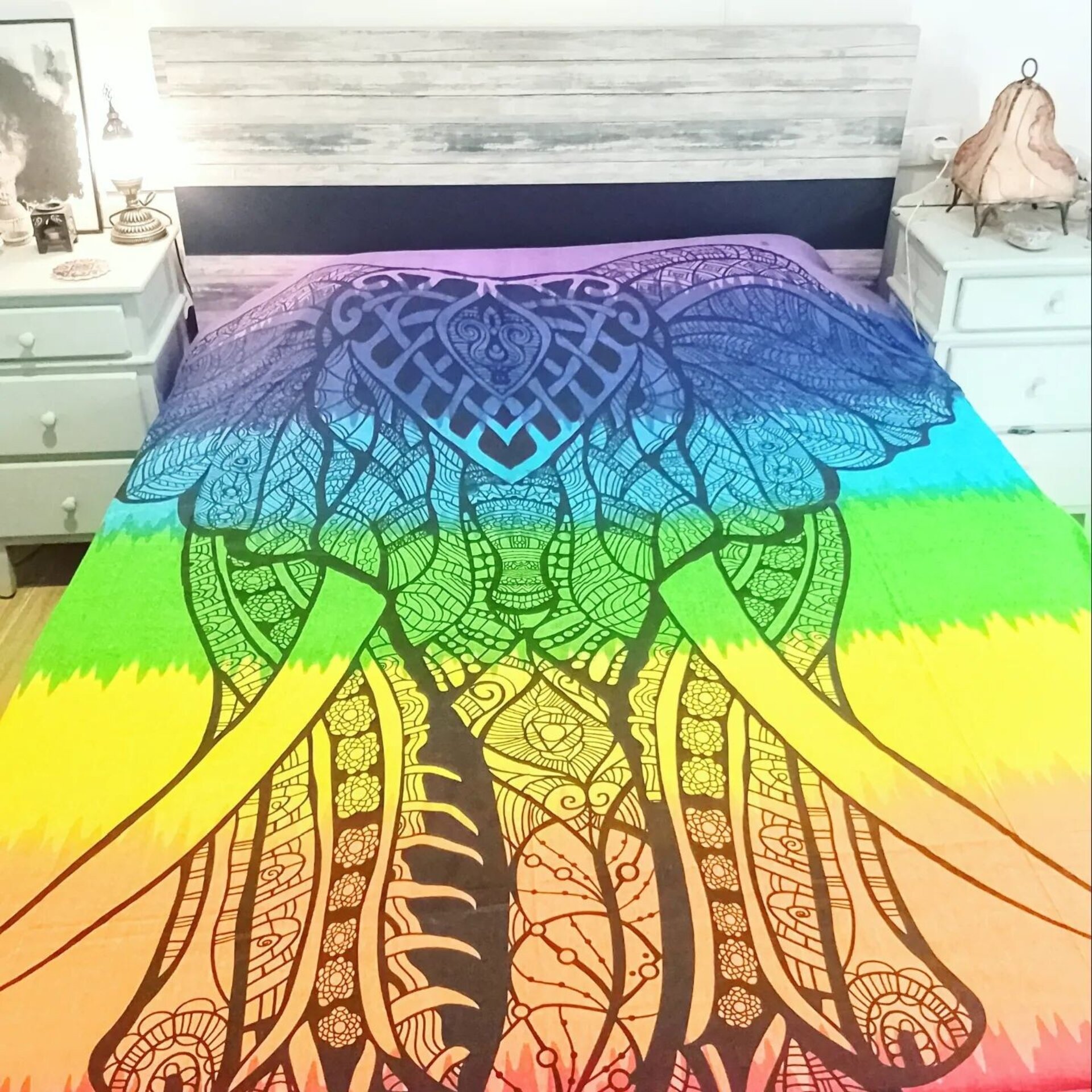 Mandala elefante colores - 2