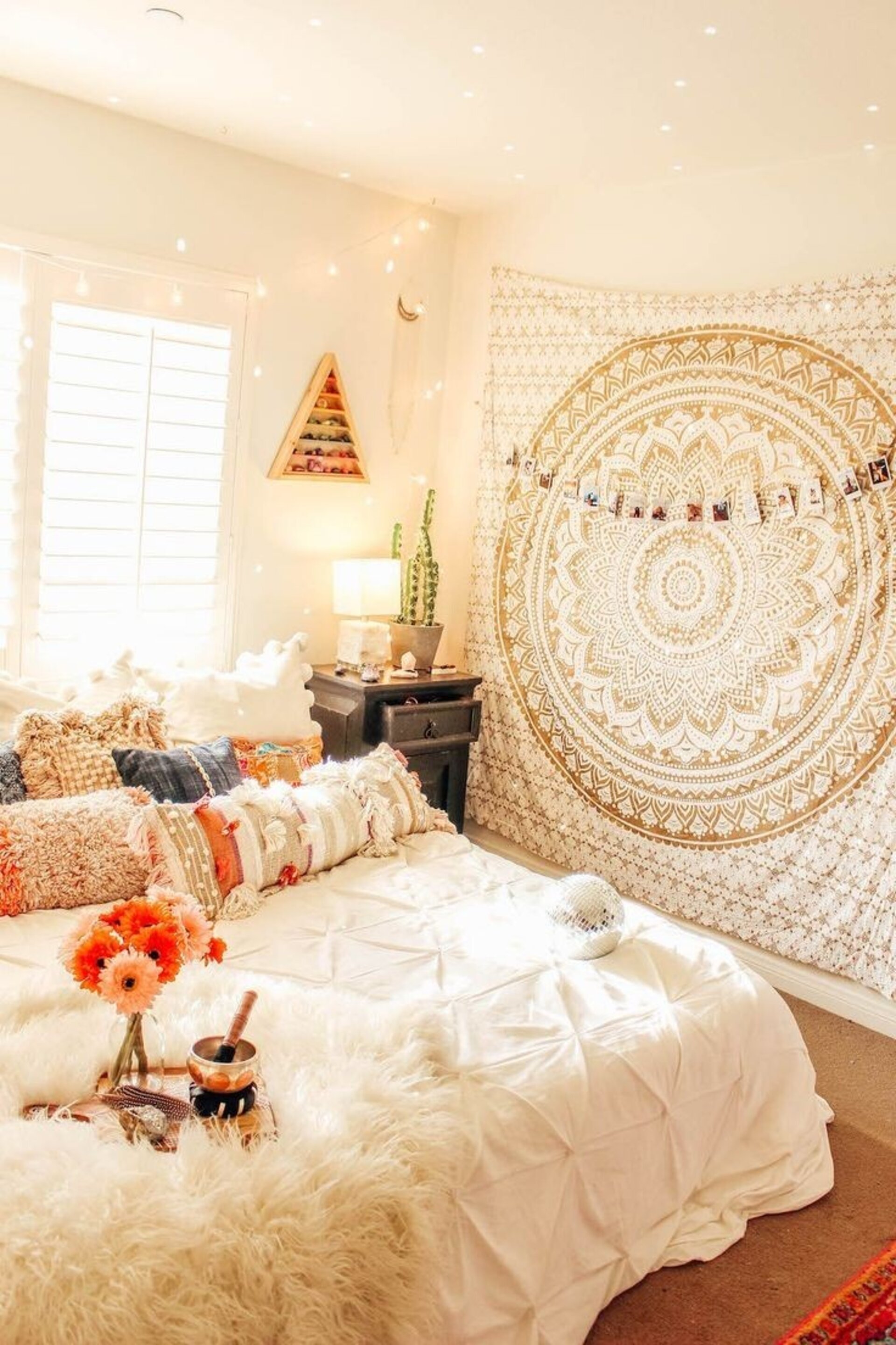 Mandala Roseta Dorado - 2